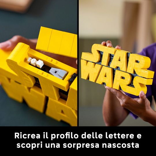 LEGO Star Wars 75407 – Logo Star Wars Da Costruire e Collezionare - LEGO, Star Wars