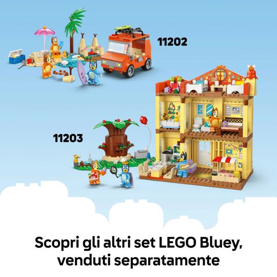 LEGO 11201 Bluey Parco Giochi con Scivolo e 2 Minifigure - LEGO