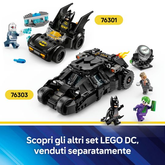 LEGO DC 76301 Batman e Batmobile Contro Mr. Freeze - DC Comics, LEGO