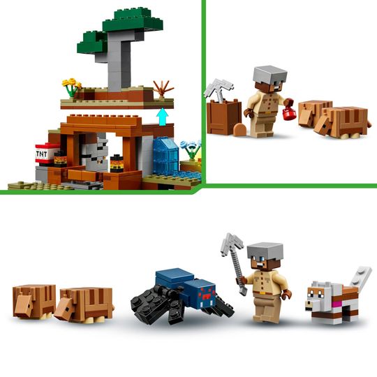 LEGO Minecraft 21269 Spedizione Nella Miniera Dell’Armadillo - LEGO, Minecraft