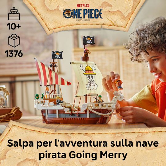 LEGO One Piece 75639 La Nave Pirata Going Merry - One Piece, LEGO