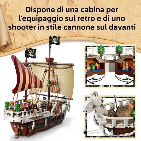 LEGO One Piece 75639 La Nave Pirata Going Merry - One Piece, LEGO