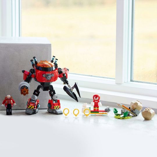 LEGO Sonic 77005 Knuckles vs Mech Egg Crusher con 2 Minifigure - LEGO, Sonic