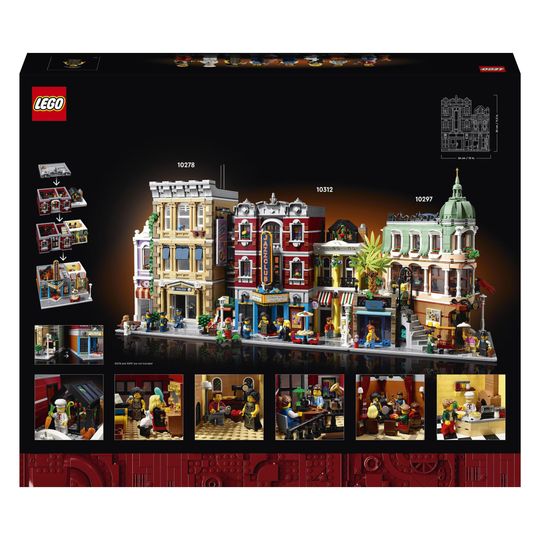 LEGO Icons 10312 Jazz Club con Modulare e Palco - LEGO