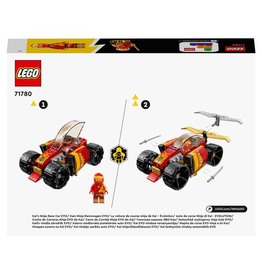 LEGO Ninjago 71780 Auto Da Corsa Ninja di Kai Evolution - LEGO