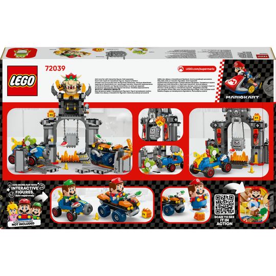 LEGO 72039 Mario Kart Castello di Bowser con 2 Macchine - LEGO, Super Mario
