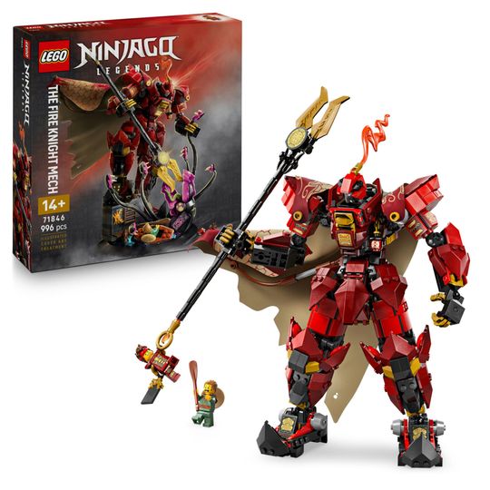 LEGO Ninjago 71846 Mech Cavaliere Fuoco: Robot, Minifigure 14+ - LEGO