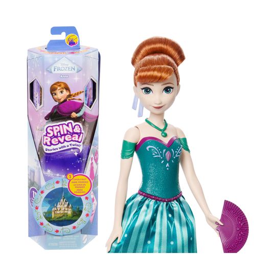 Bambola Spin & Reveal Anna Disney Frozen - Disney