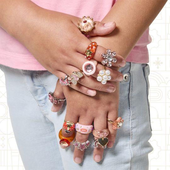 Set di 15 anelli Tiny Glam - FAO Schwarz
