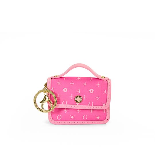 Mini Borsa rotonda Mercer, charme portachiavi - FAO Schwarz