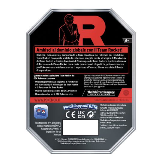 Tin da Collezione Mewtwo-EX, Pokémon Team Rocket - Pokémon