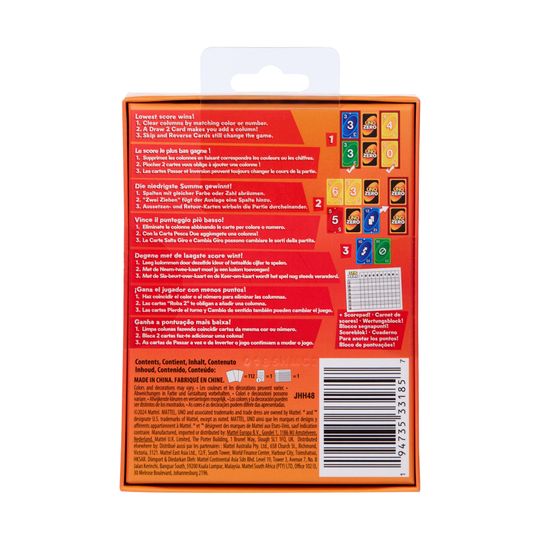 Gioco di carte UNO Zero - Mattel Games