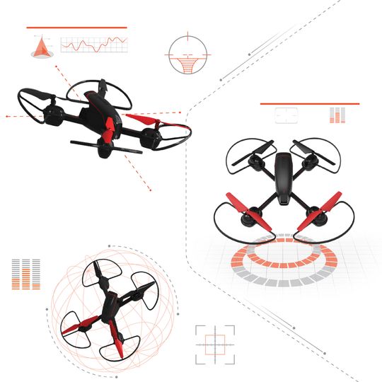 Video Drone Mach X  25cm con Telecamera Streaming - Sharper Image
