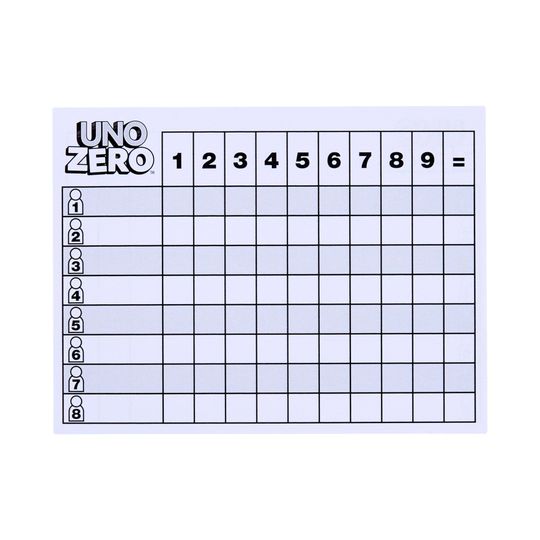Gioco di carte UNO Zero - Mattel Games