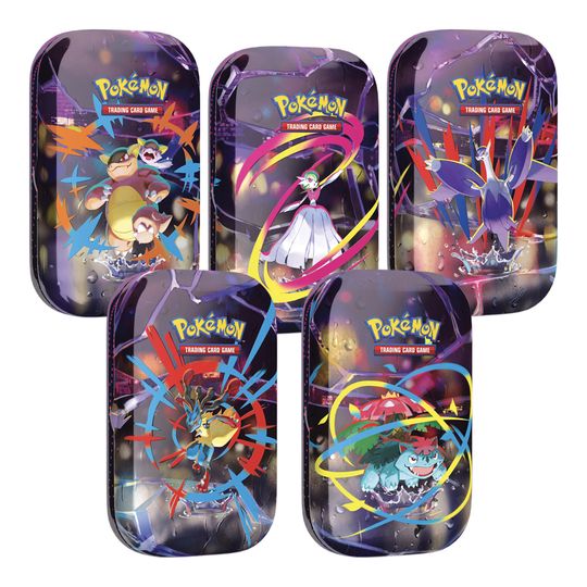 Mini Tin Megaeroi Pokémon, Latta assortita da Collezione con Carte - Pokémon