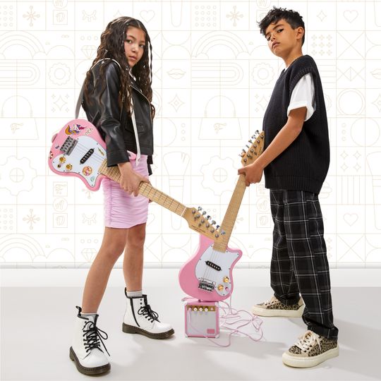 Chitarra Elettrica 3/4 Stage Stars, con Amplificatore - FAO Schwarz