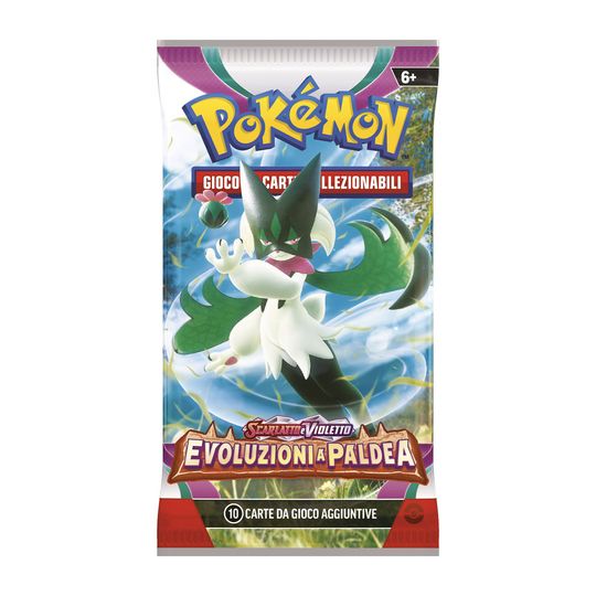Busta 10 Carte, Pokemon Scarlatto E Violetto, Evoluzioni a Paldea - Pokémon