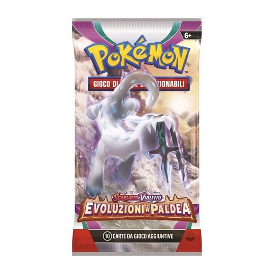 Busta 10 Carte, Pokemon Scarlatto E Violetto, Evoluzioni a Paldea - Pokémon