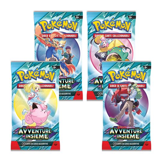 Busta di Espansione Assortita, Pokémon Scarlatto e Violetto, Avventure Insieme - Pokémon
