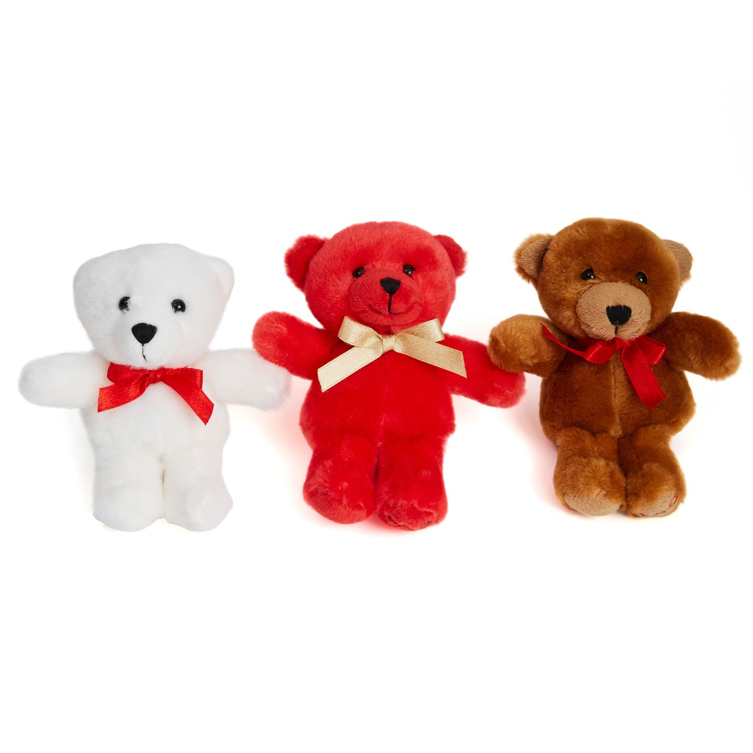 Confezione da 3 mini orsetti di peluche - FAO Schwarz