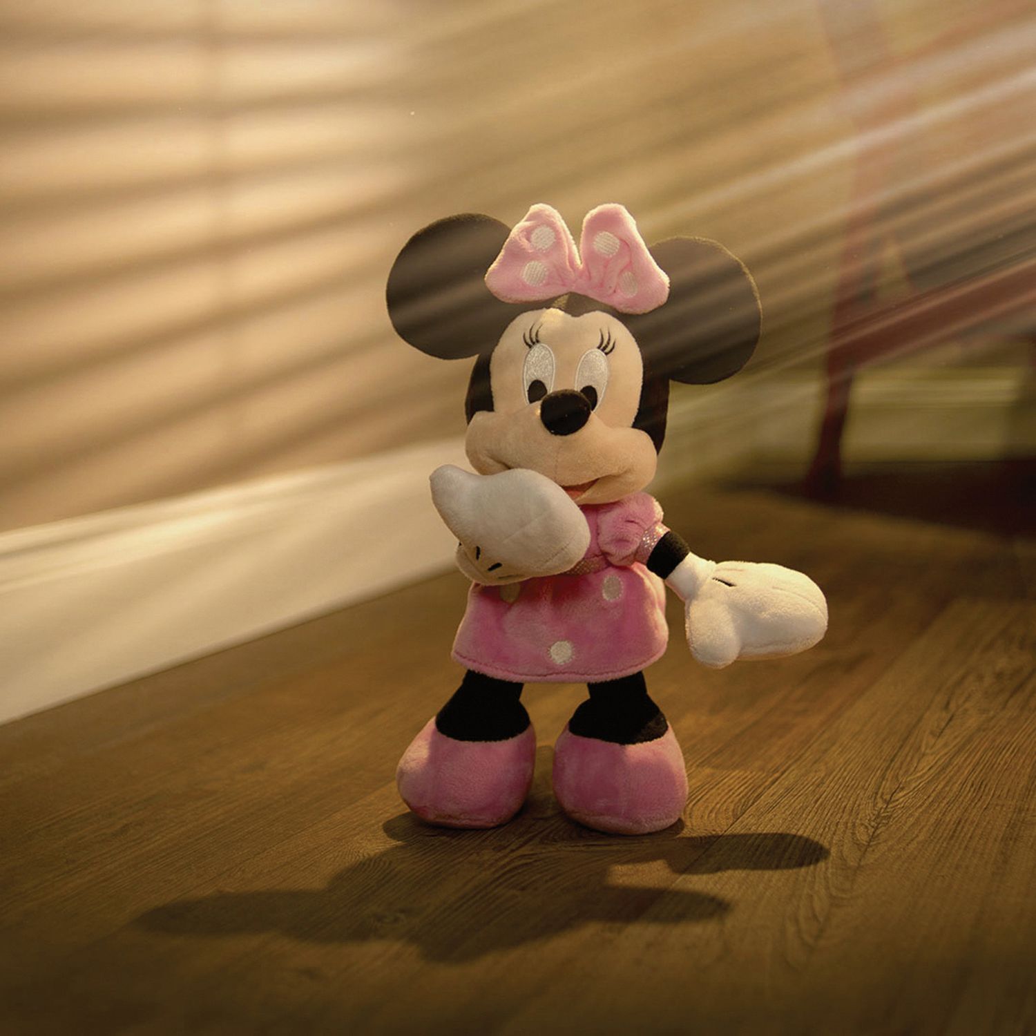 Peluche minnie abito fucsia 35 cm - Disney