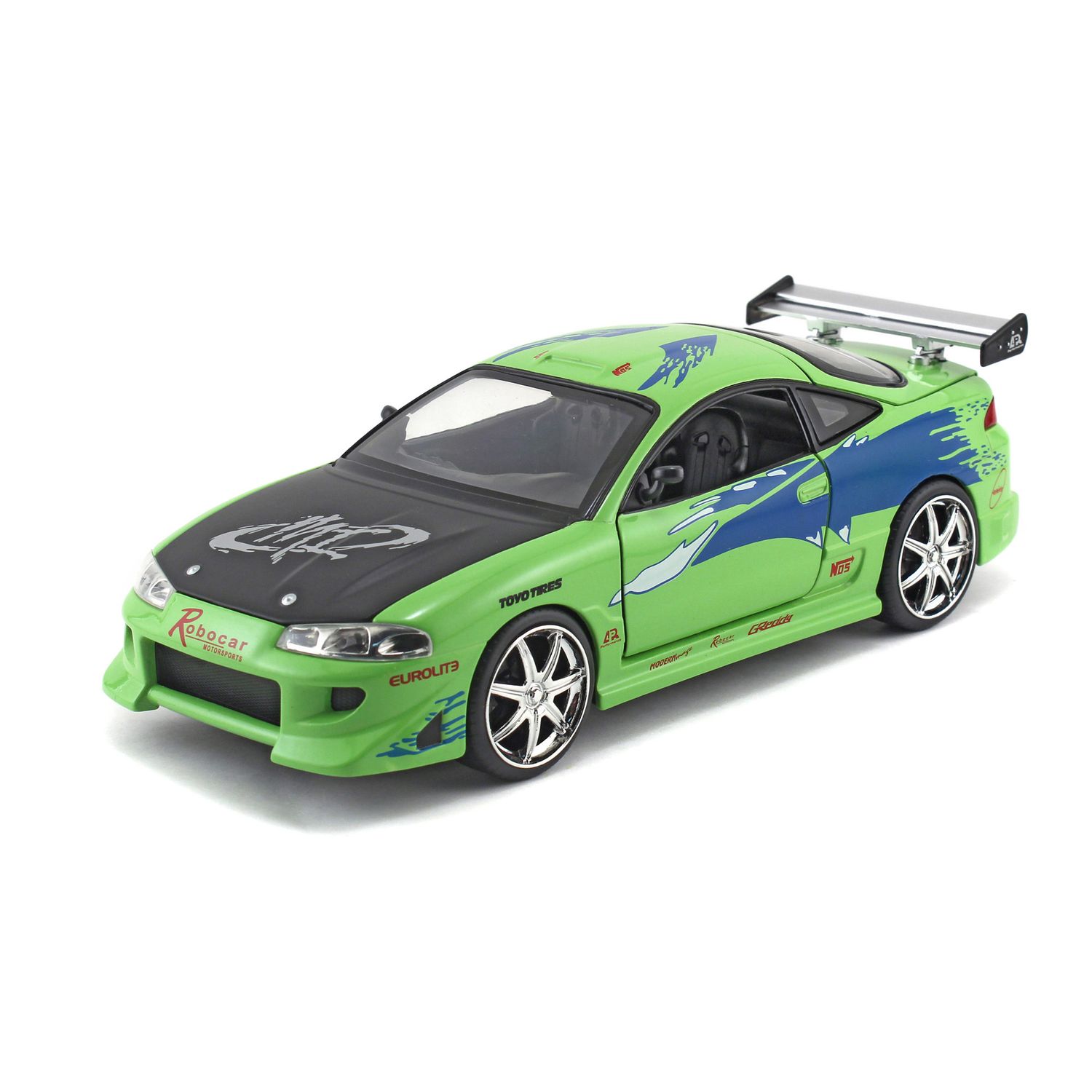 Mitsubishi eclipse 1995 fast and furious scala 1:24 - Jada Toys