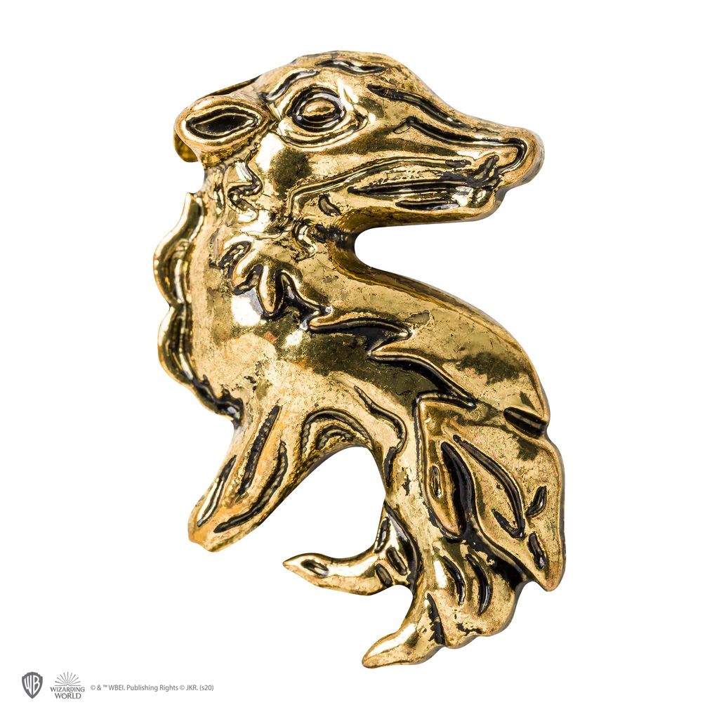 Cravatta deluxe Tassorosso con spilla - Harry Potter