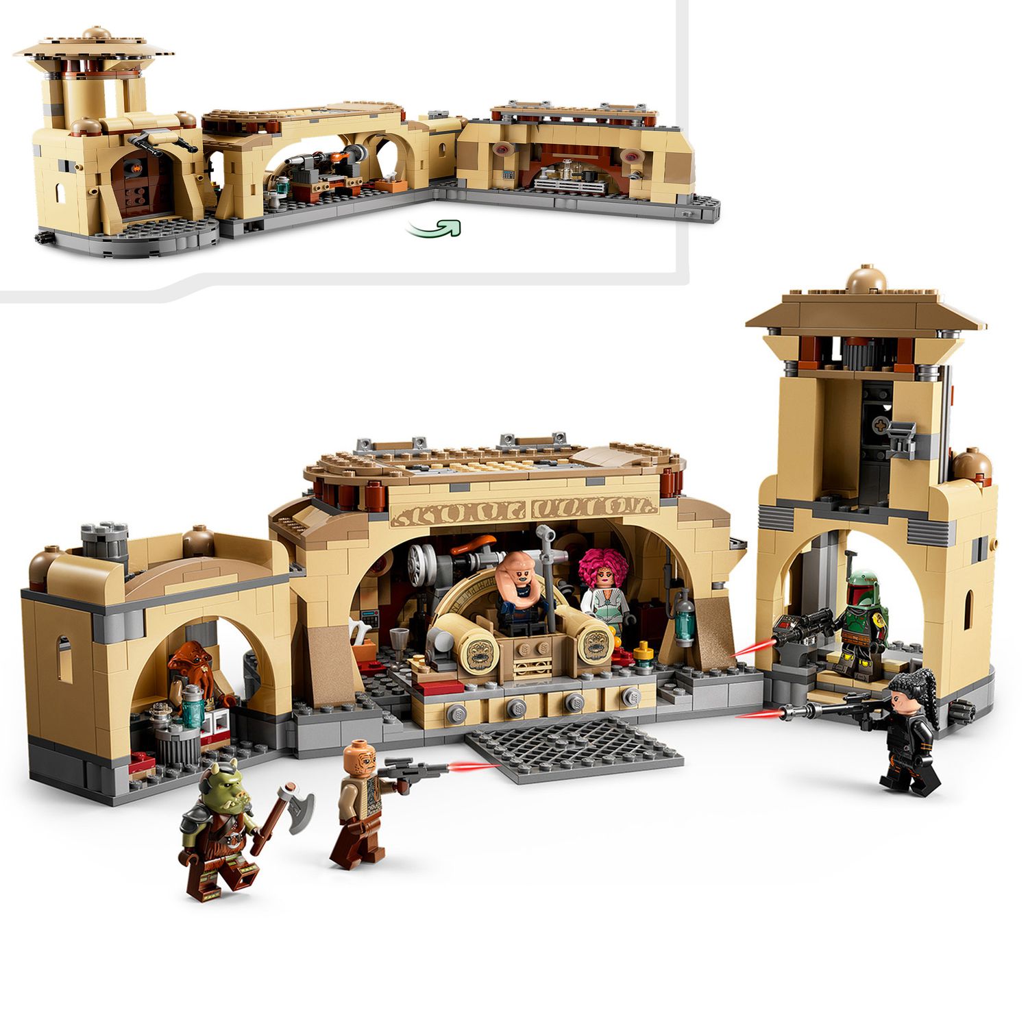 LEGO Star Wars 75326 La Sala del Trono di Boba Fett - LEGO, Star Wars