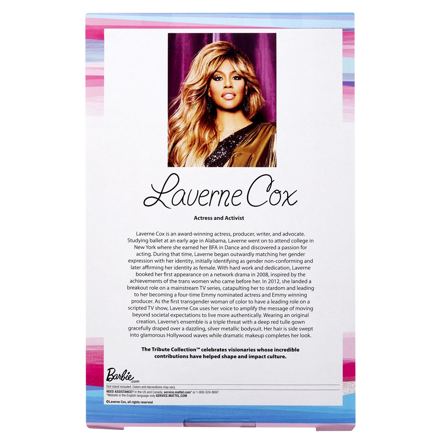 Barbie Signature, Bambola da collezione Laverne Cox Tribute Collection, da collezione, HCB99 - Barbie