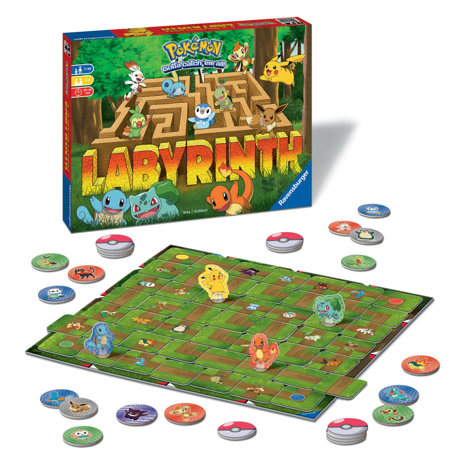 Pokémon Labirinto Magico Ravensburger - Pokémon, Ravensburger