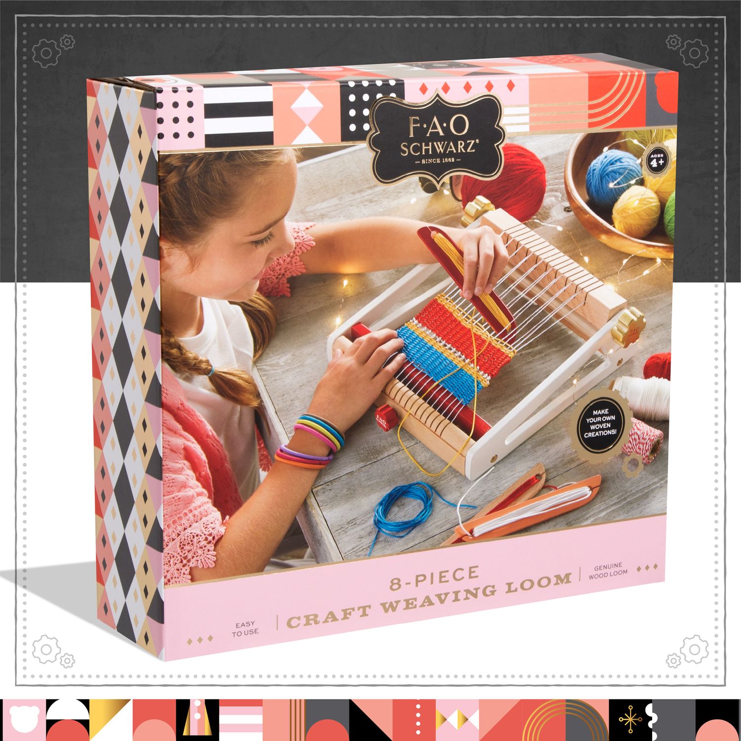 Telaio in legno per bambini da 25 cm - FAO Schwarz