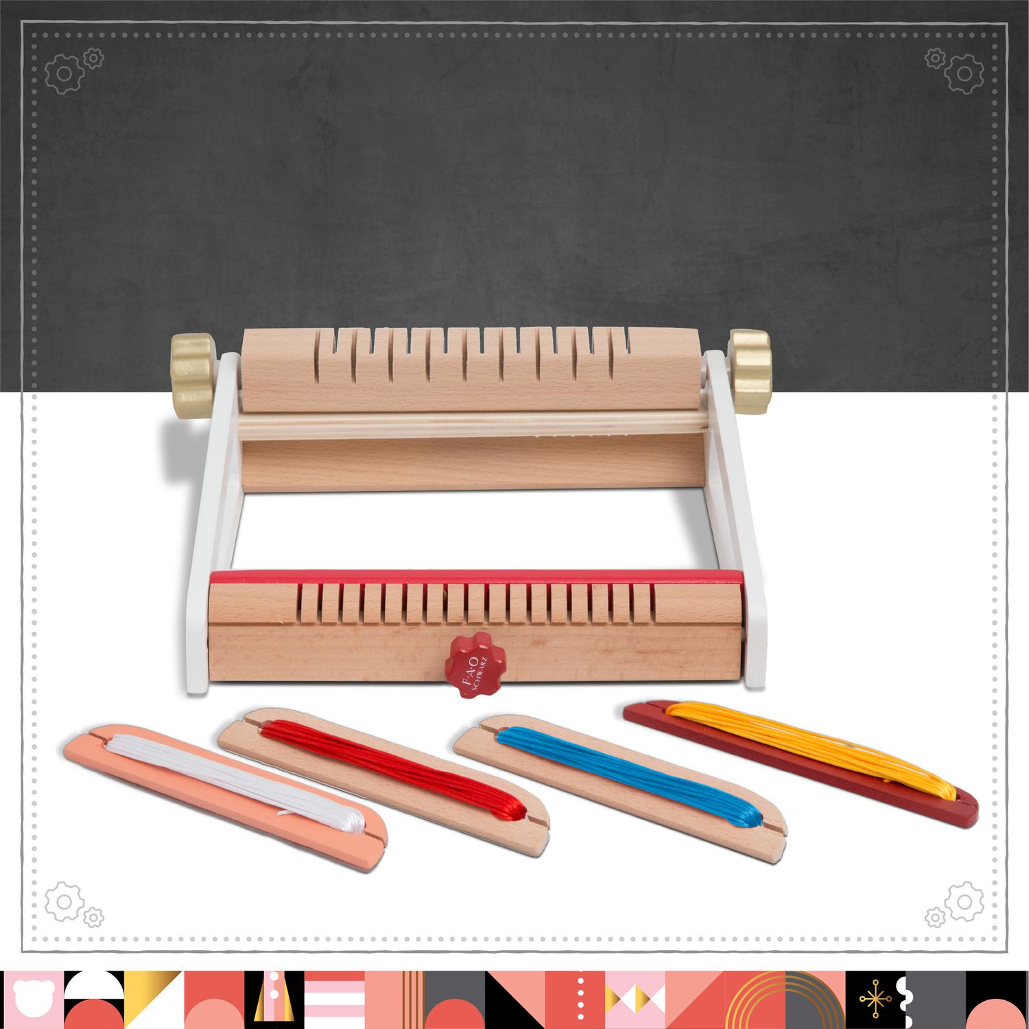 Telaio in legno per bambini da 25 cm - FAO Schwarz