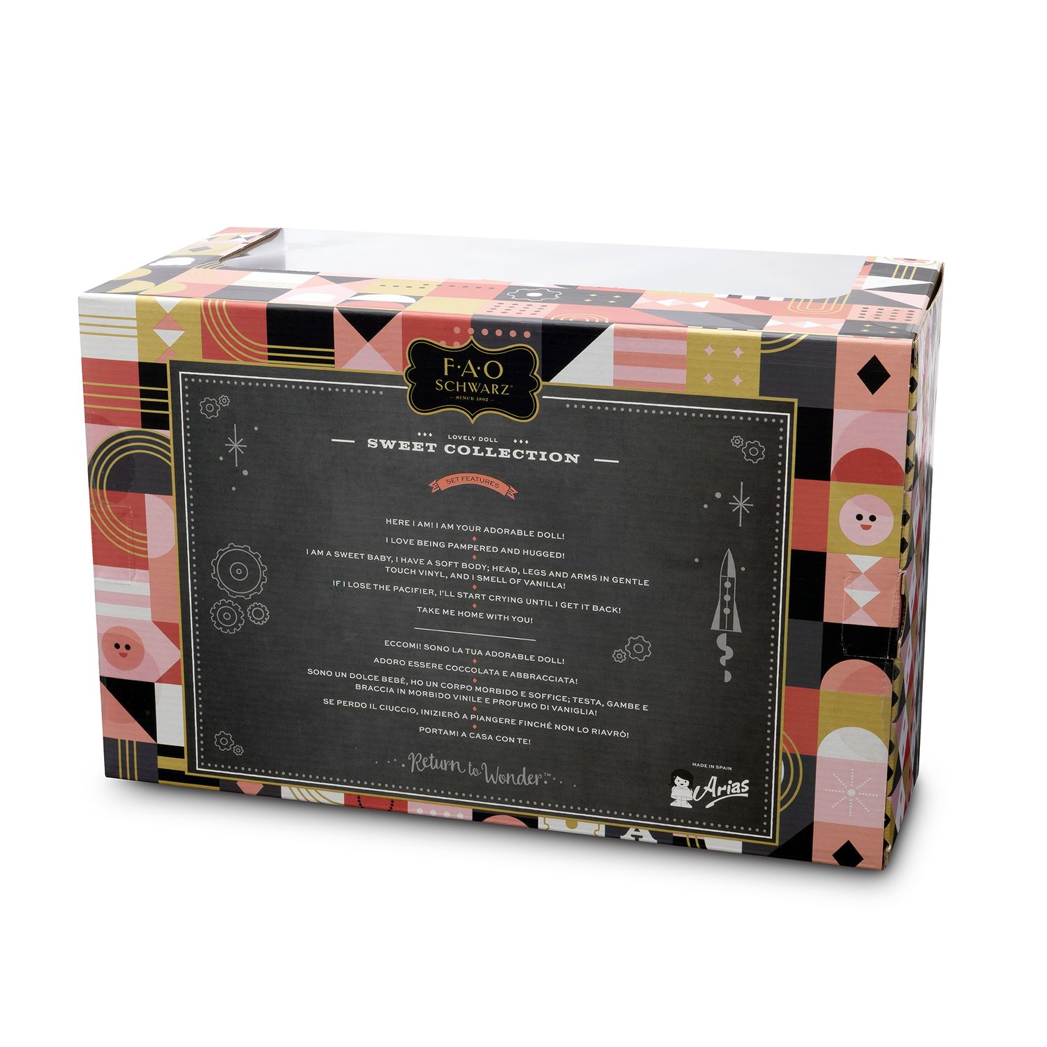 Bambola Red Elegance Sweet Collection 33 cm - FAO Schwarz