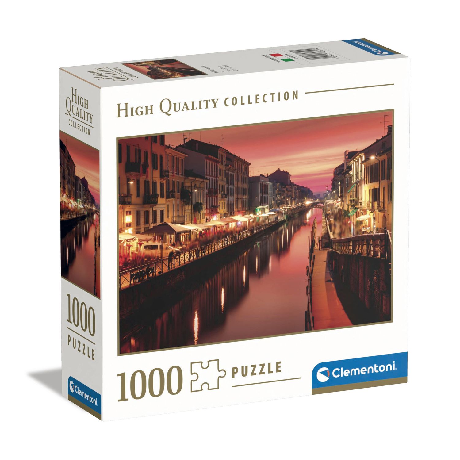 Puzzle Milan Canals 1000 pezzi - Clementoni