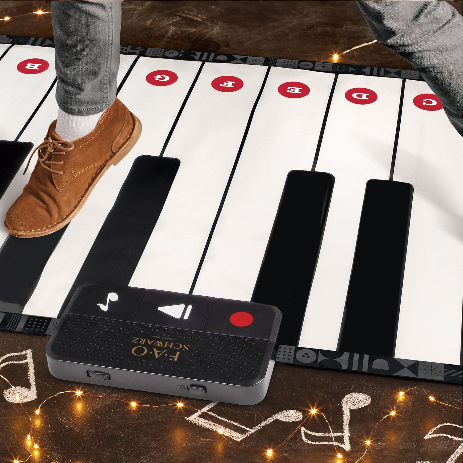 Tappeto musicale Giant Dance on Piano Mat - FAO Schwarz