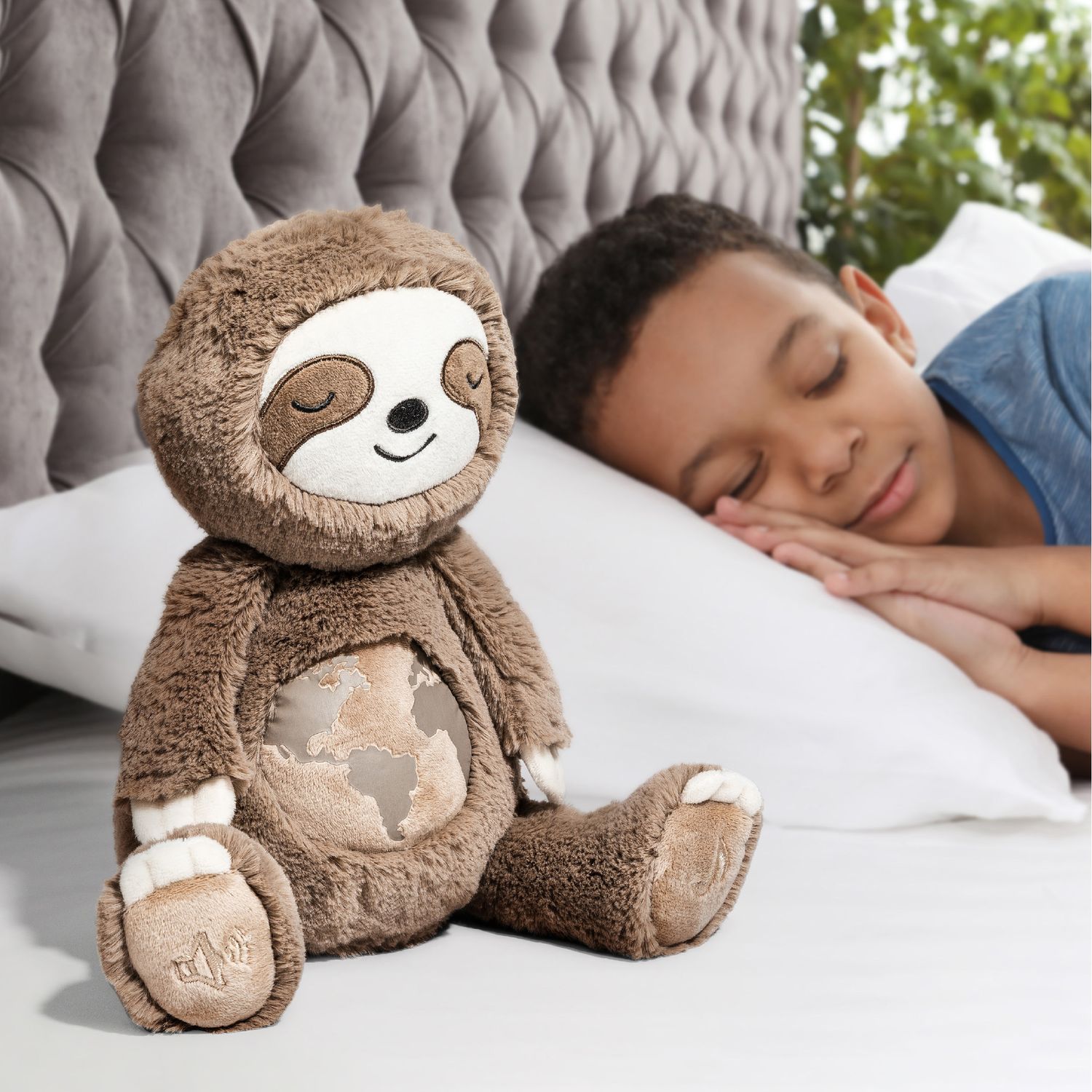 Bradipo di peluche con led e suoni 26 cm - FAO Schwarz