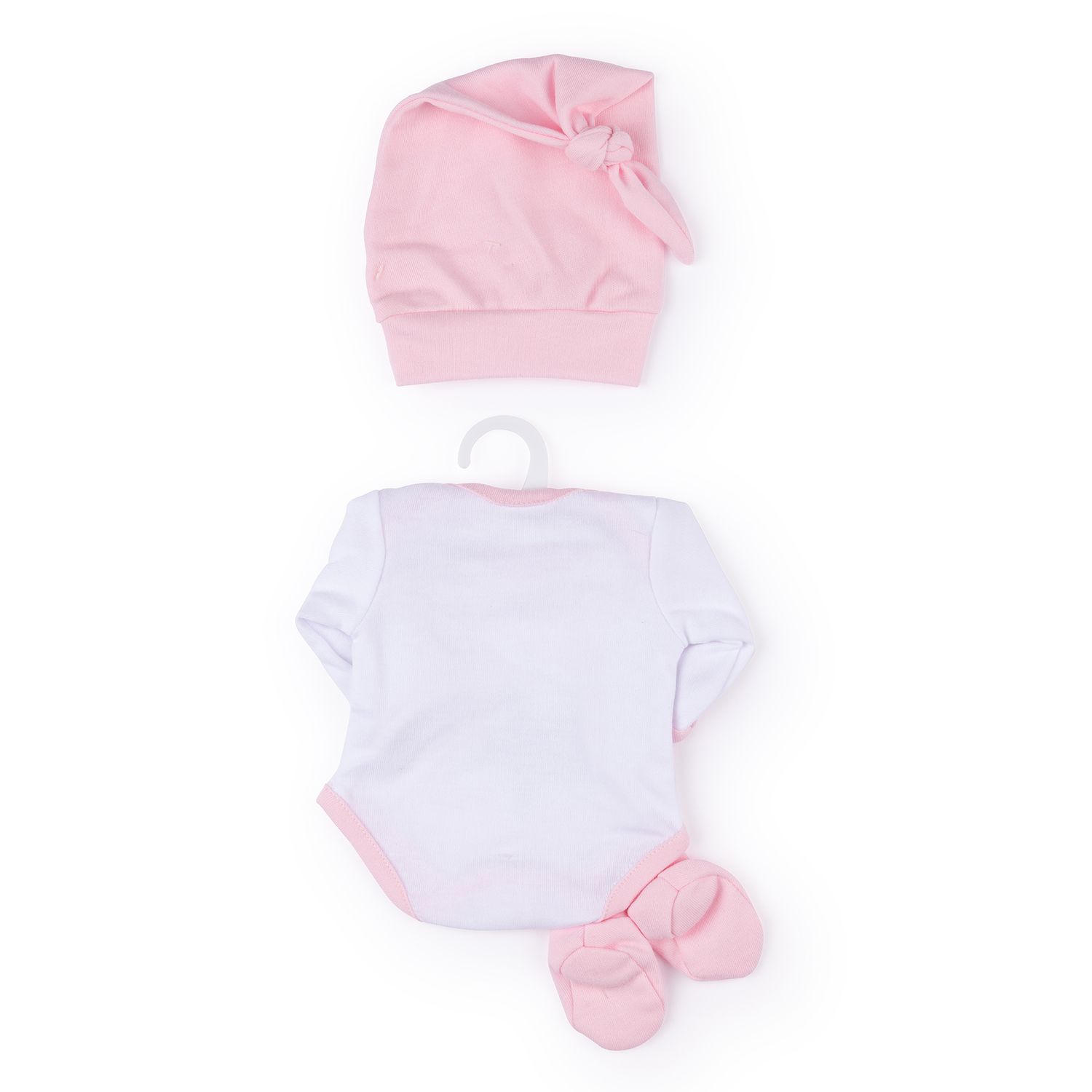 Body con cappellino e babbucce rosa per My FAO Doll 40 cm - FAO Schwarz