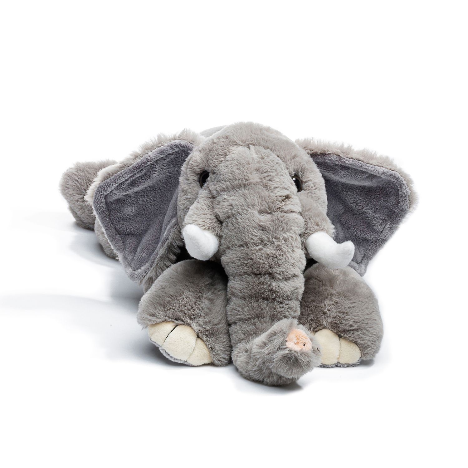 Peluche elefante sdraiato lungo 38 cm - FAO Schwarz