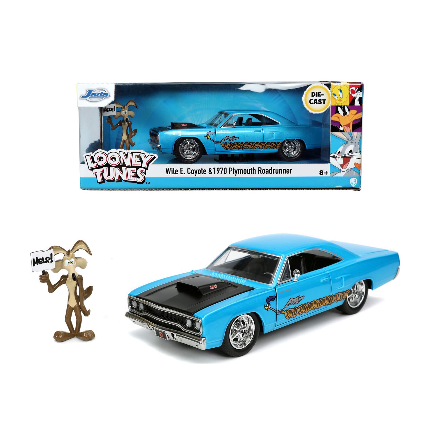 Road runner looney tunes plymouth scala 1:24 - Jada Toys