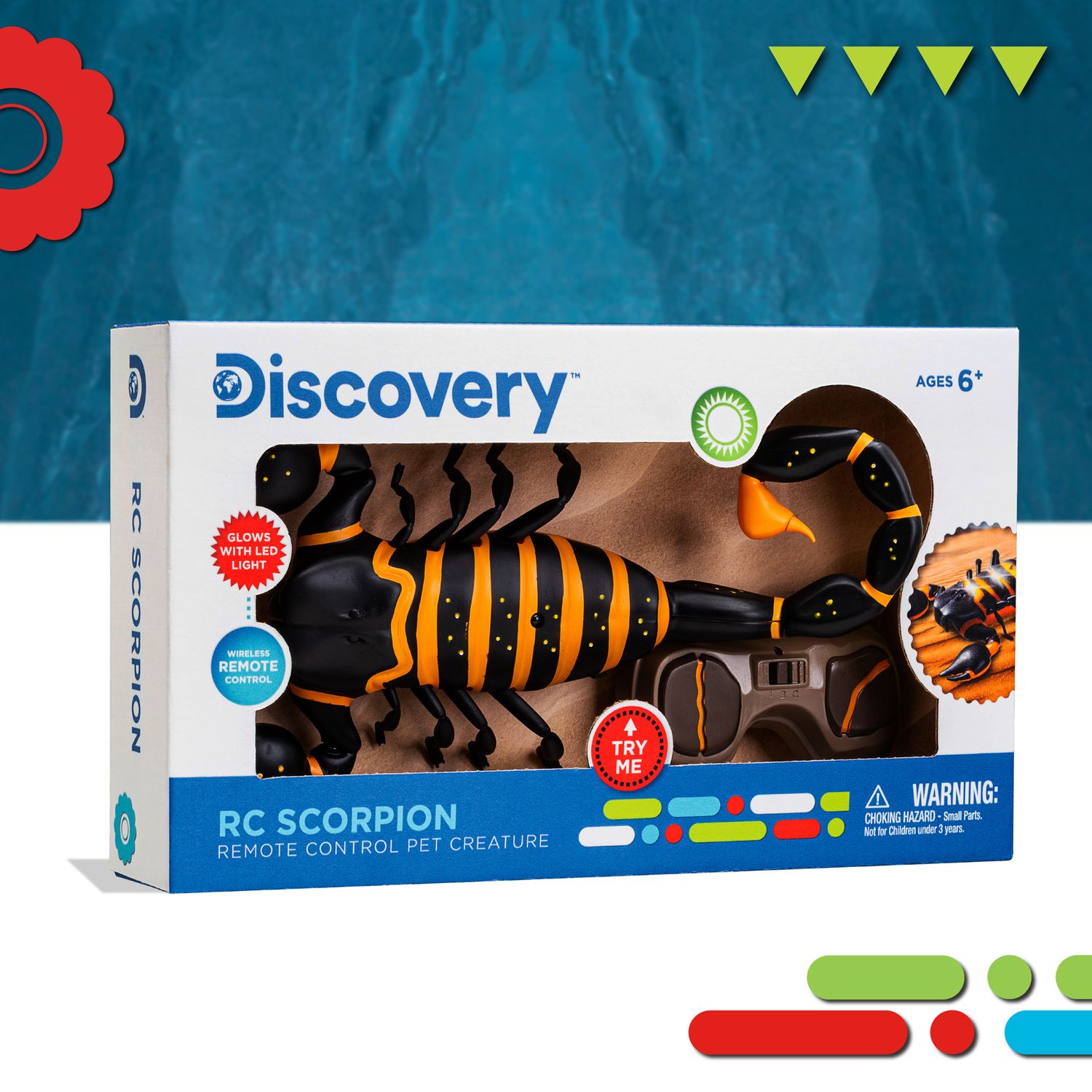 Scorpione radiocomandato con suoni e luci - Discovery Toys