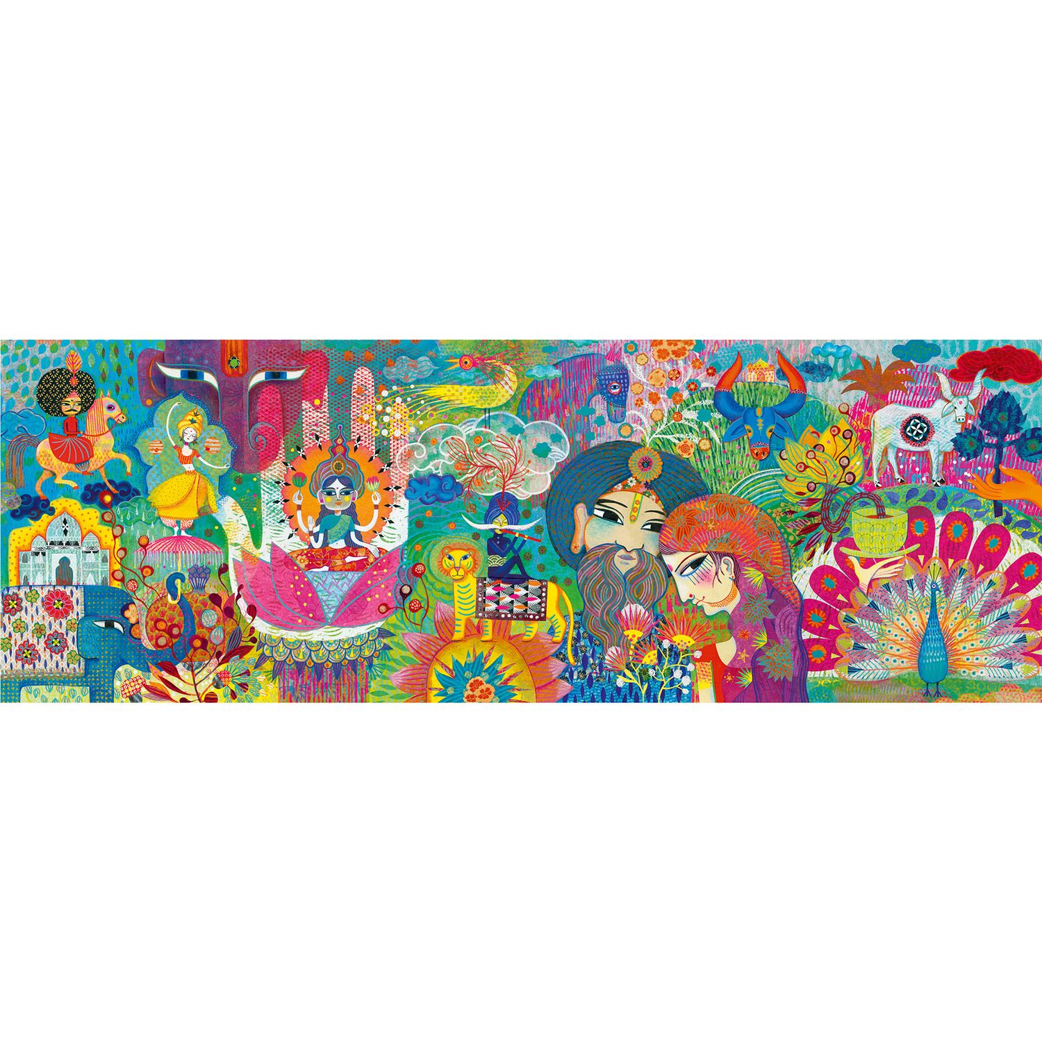 Puzzle Magic India 1000 pezzi - Djeco