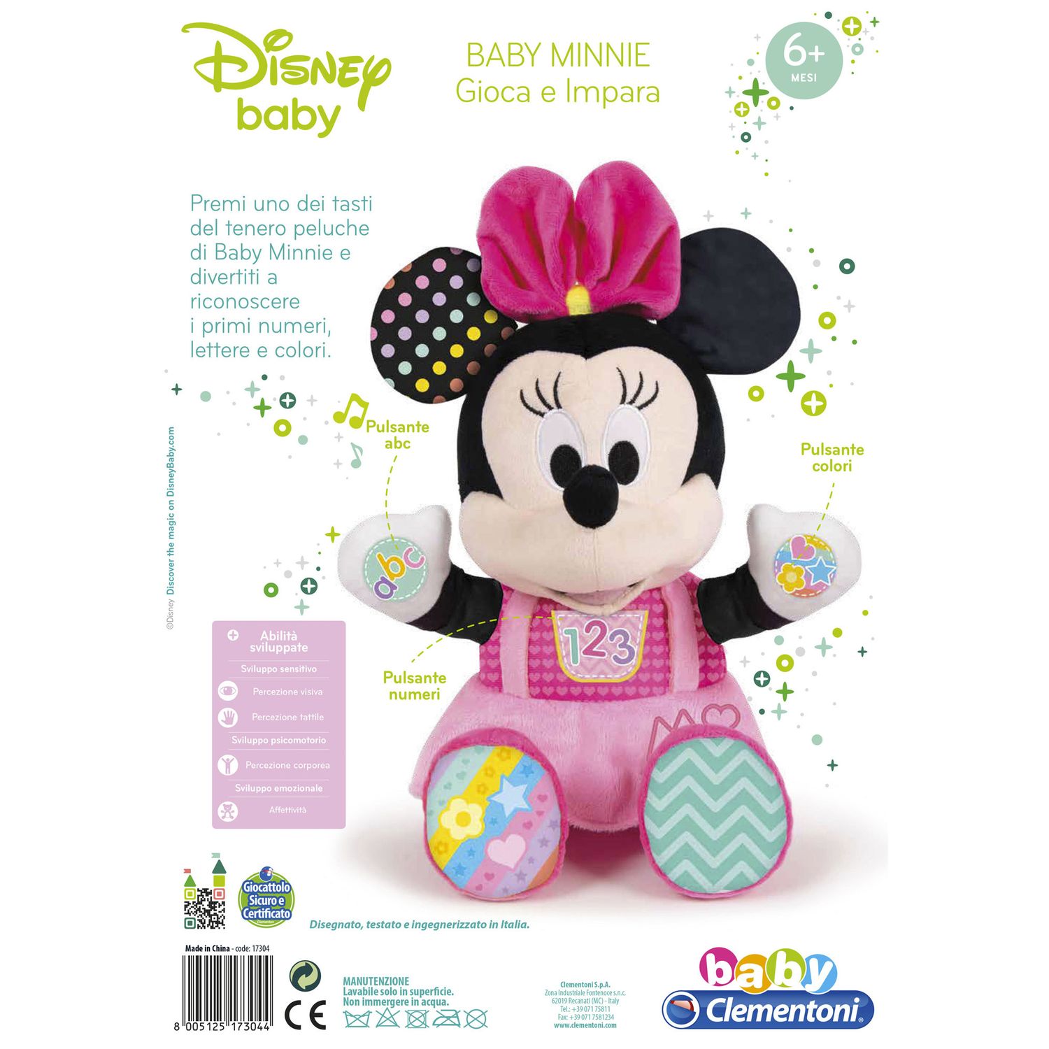 Baby Minnie gioca e impara - Clementoni, Disney