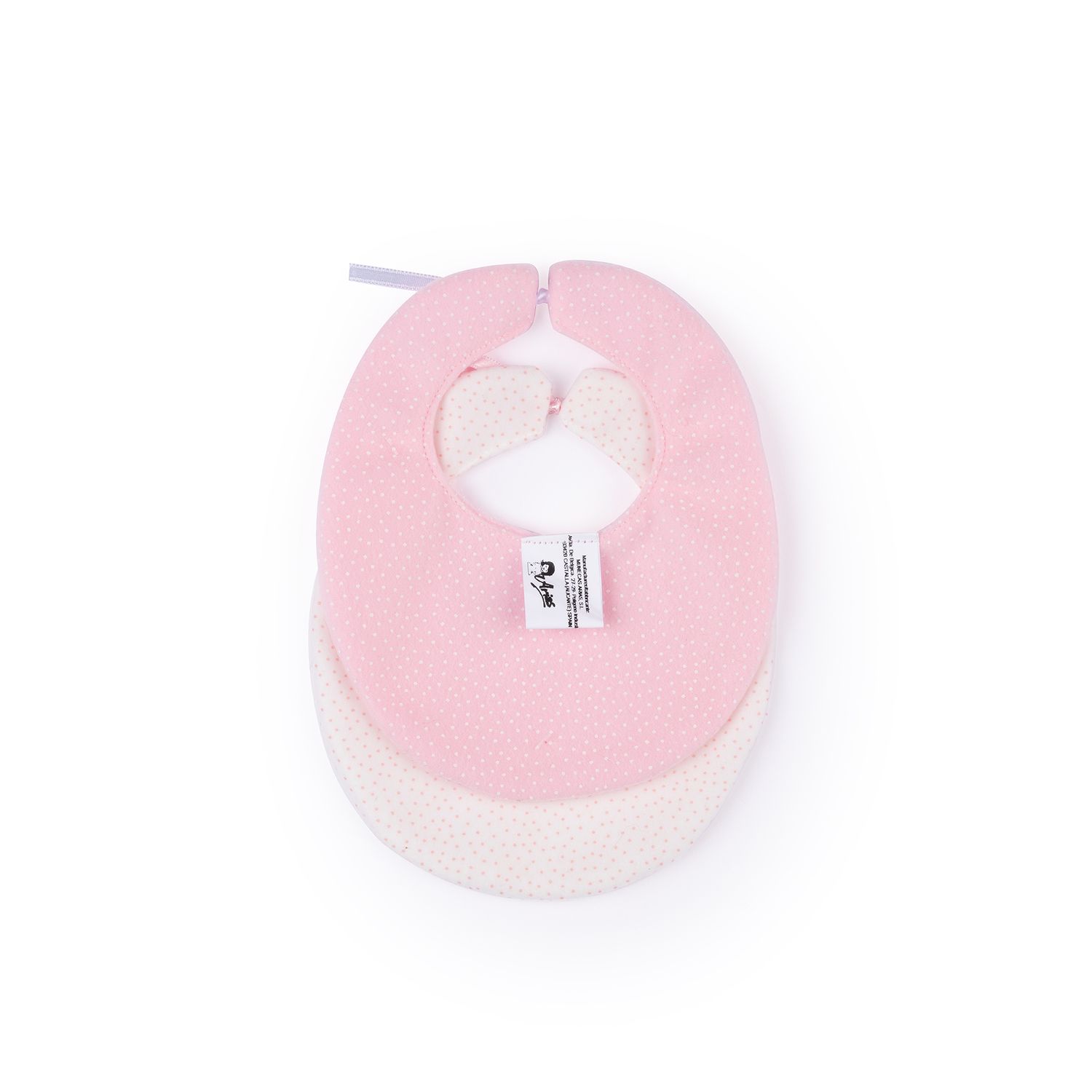 Set due bavaglini bianco e rosa per My FAO Doll 40 cm - FAO Schwarz