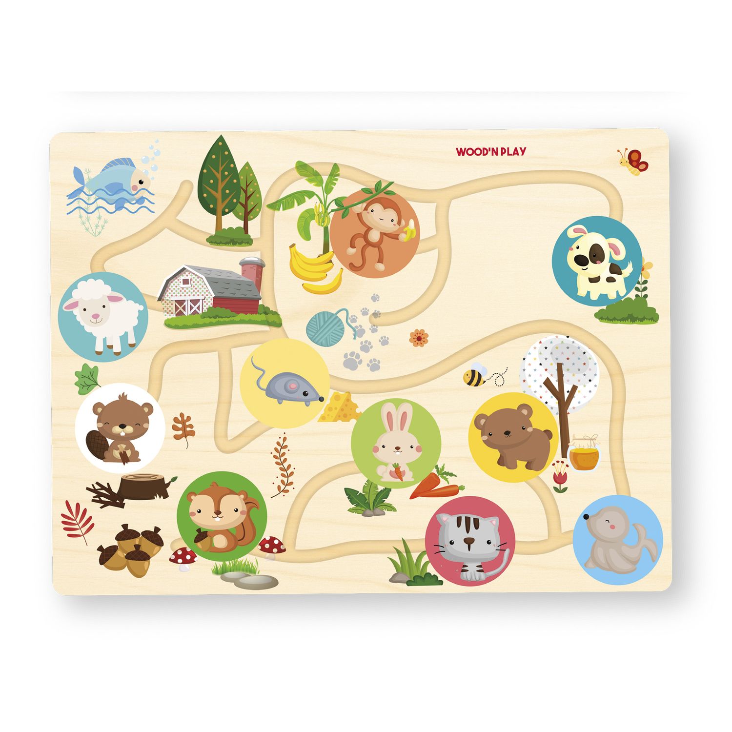 Puzzle Circuito Wood n' Play - Wood n’ Play