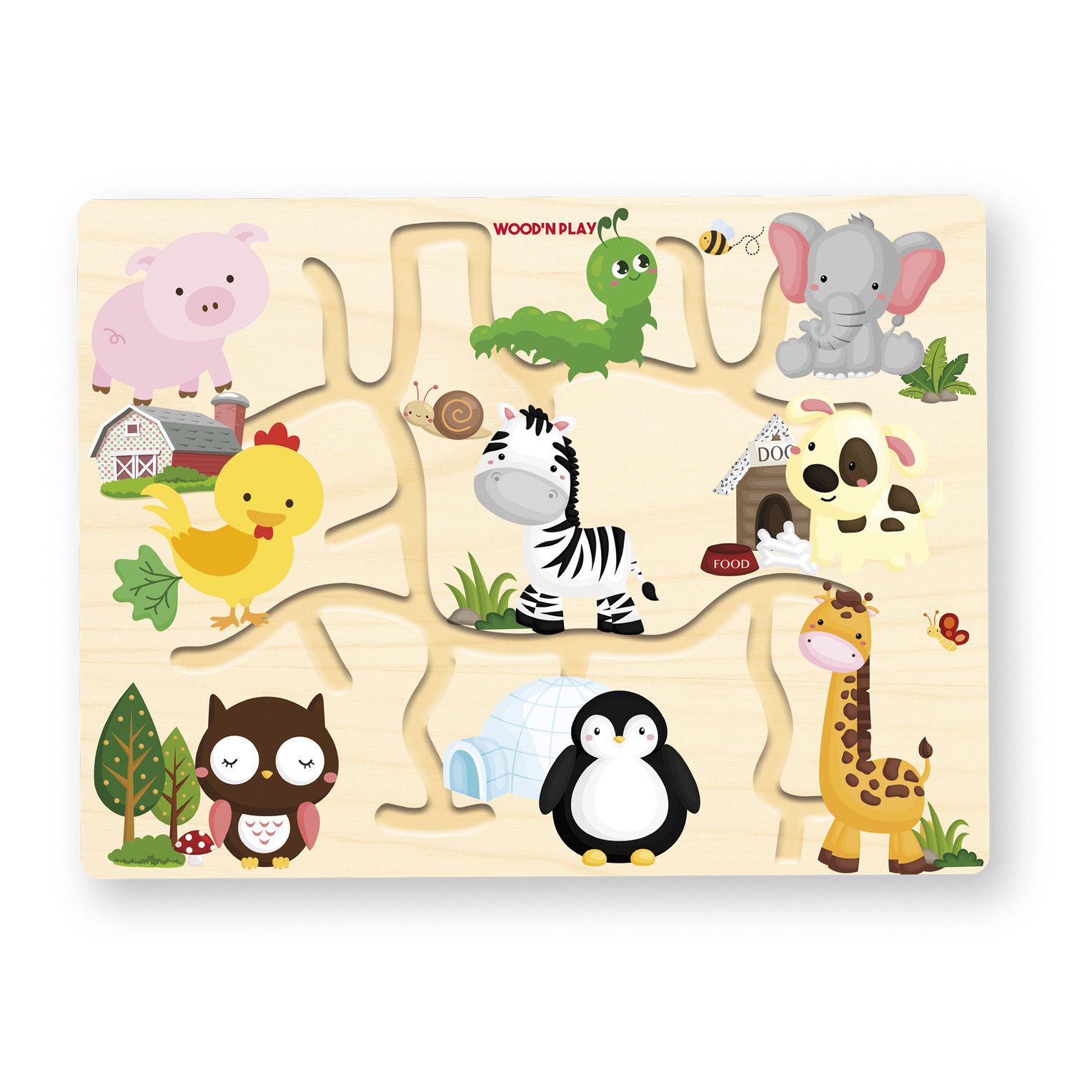 Puzzle Circuito Wood n' Play - Wood n’ Play