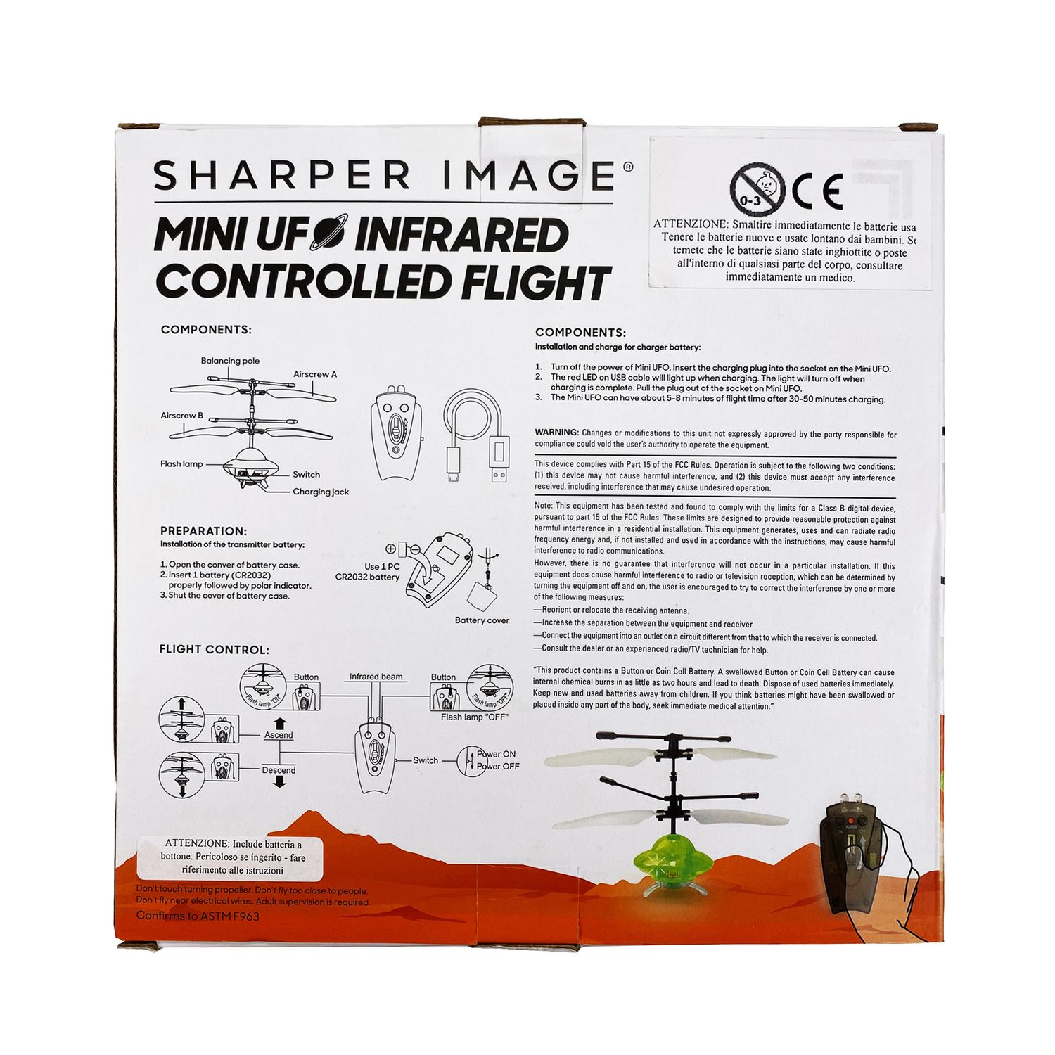 Mini UFO telecomandato Sharper Image - Sharper Image