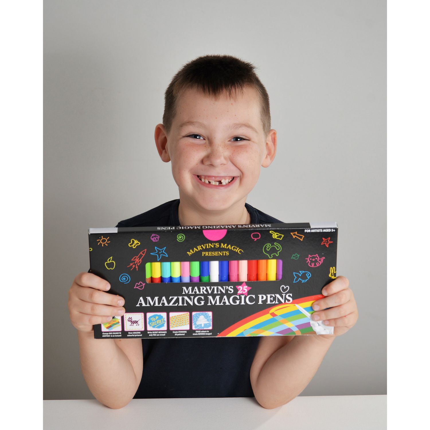 Penne magiche cambia colore (25 pezzi) - Marvin's Magic