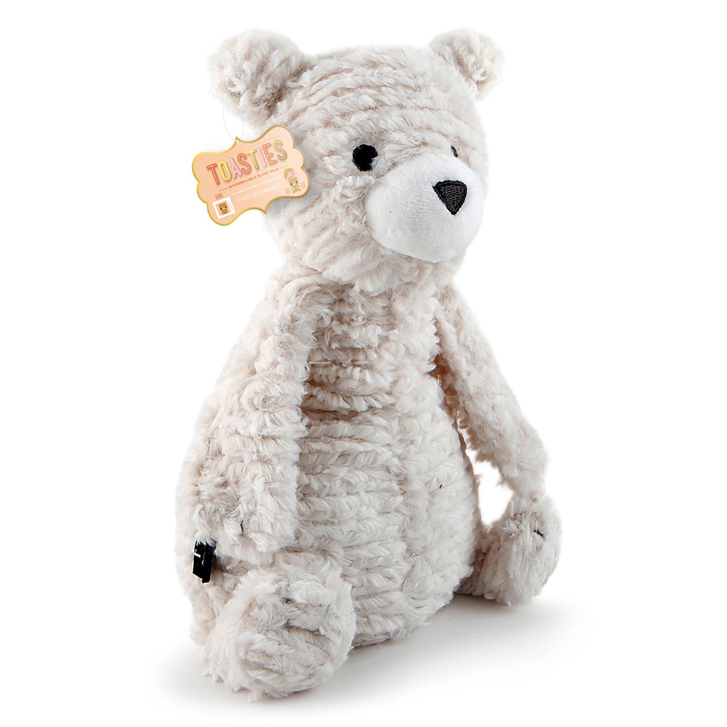 Orso di peluche Toasties, riscaldabile in microonde 30 cm - FAO Schwarz