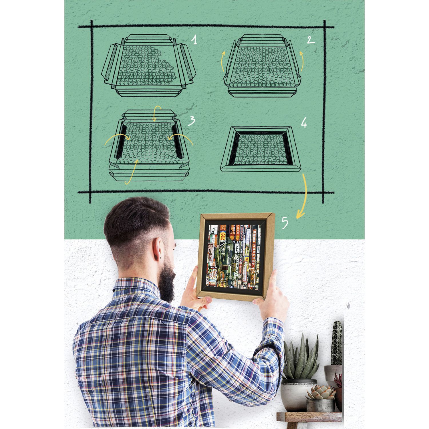 Puzzle Milan Frame Me Up 250 pezzi - Clementoni