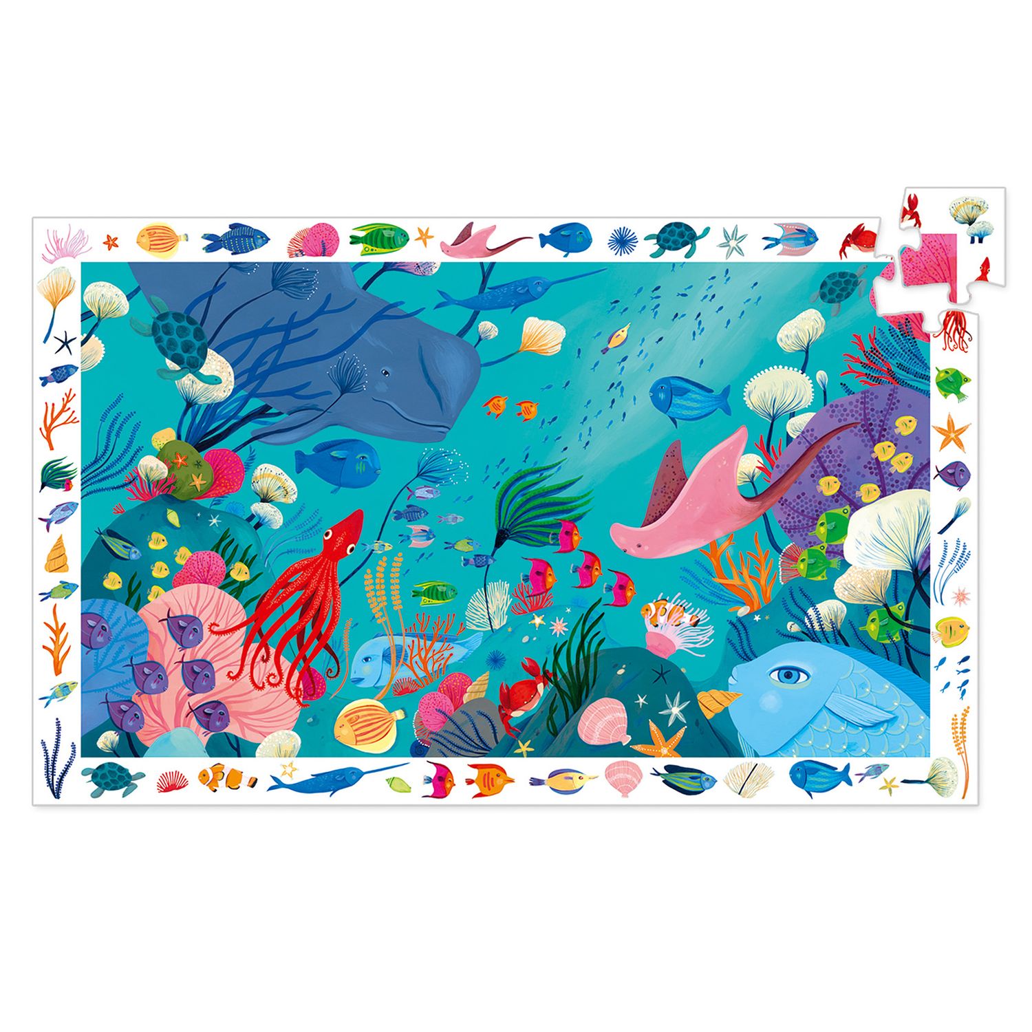 Puzzle Aquatic 54 pezzi - Djeco